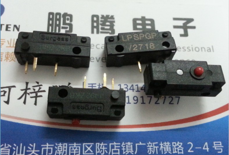 德国瑞士burgess 微动开关3脚 轻触复位开关 LPSPGP 1492-ZKB
