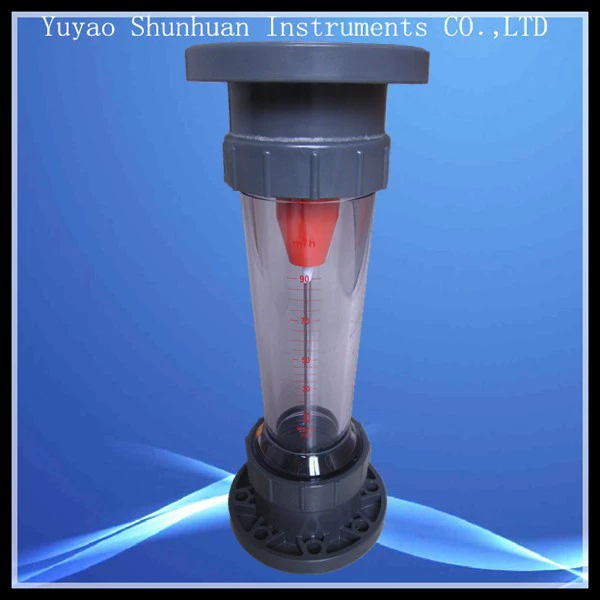 LZS-150 пластиковая трубка ротор ПВХ фланец соединительный расходомер, стекло ротор фланец соединительный