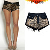 New Sexy Leopard jeans loose pants hot pants and hot pants 