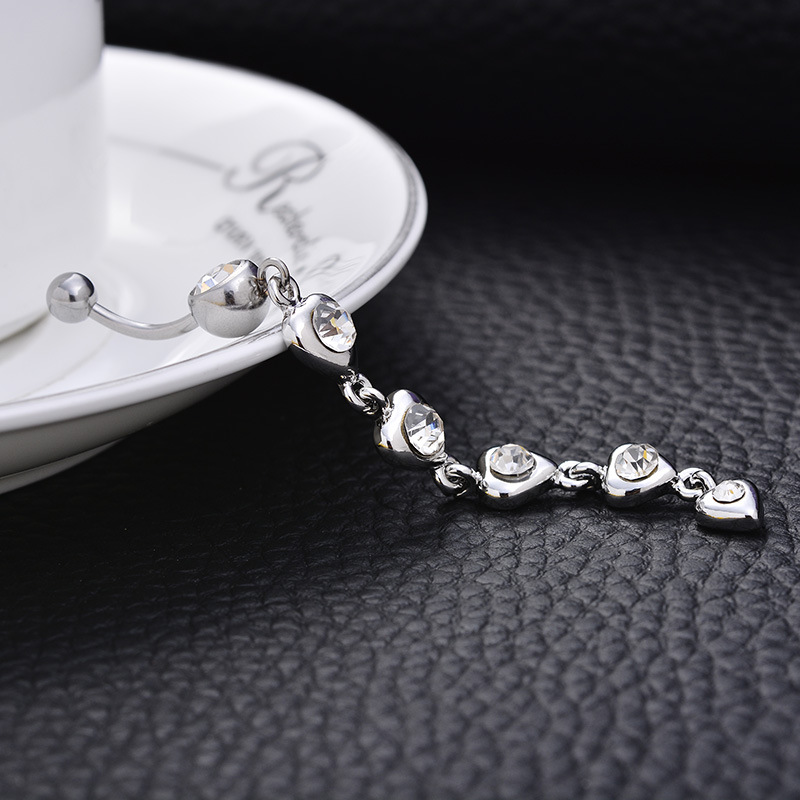 Pointed labret stud close-up product detail