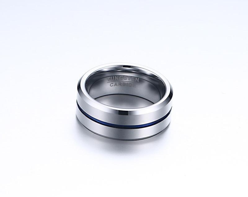 Fashion Letter Tungsten Steel Rings Plating Stainless Steel Rings