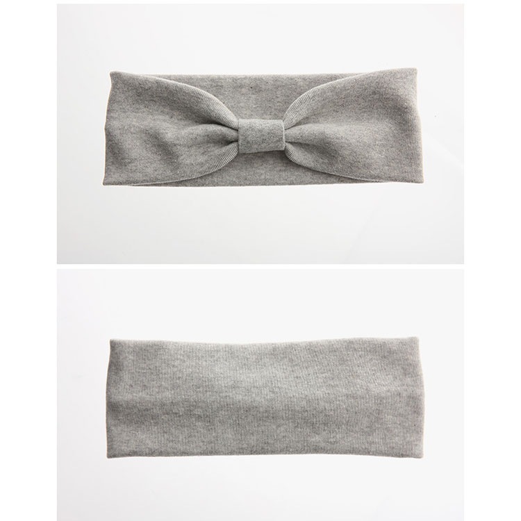 Korea's High-end New Headwear Wholesale Solid Color Bow  Fashion Trendy Feminine Headband  Nihaojewelry Wholesale display picture 5