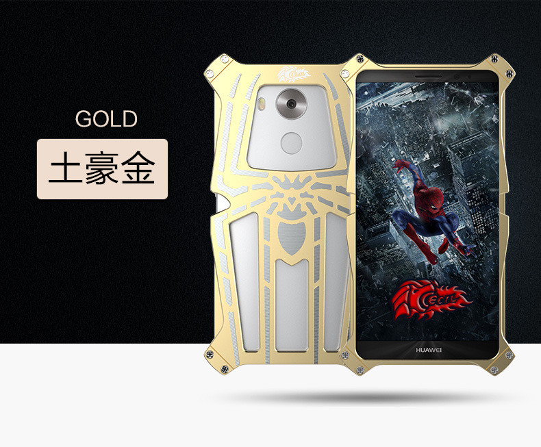 CECIL Spider-Man Aerospace Aluminum Shockproof Metal Shell Case Cover for Huawei Mate 8 & Huawei Mate 7