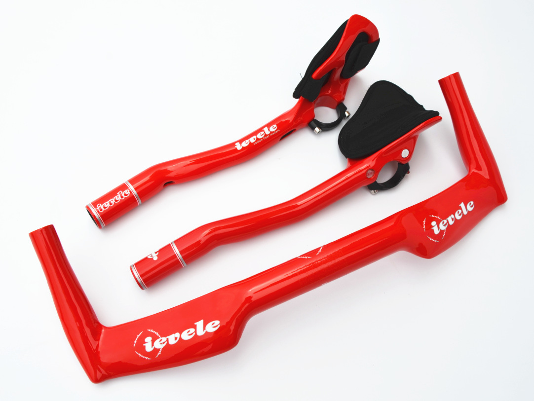 Full Carbon Fiber UD TT Time Trial Handlebar Track Bike Bar End TT Bend