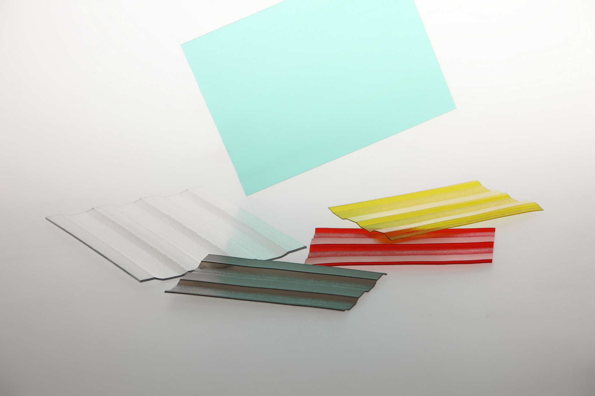 厂价供应PC板PC洁光瓦1.5毫米绿色透明透明洁光瓦量大从优