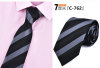 Men's formal business tie 7cm 1200 needle high -density hand -based solid color dark gray small oblique company to work