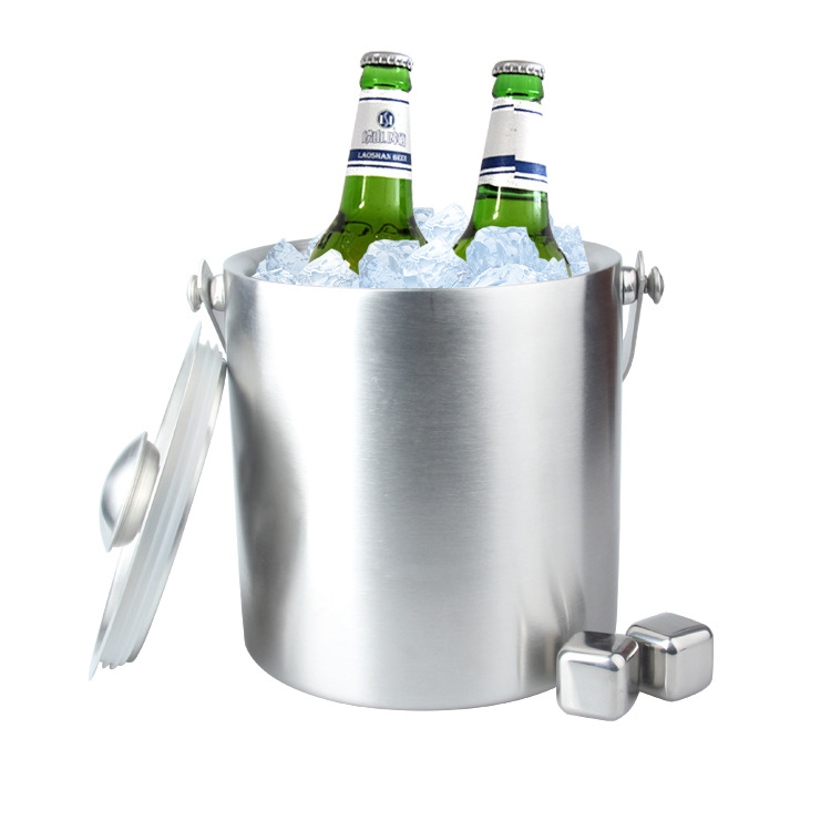 Stainless steel Ice Bucket Manufactor Ice bucket double-deck Ice Bucket Stainless steel double-deck Bar Ice Bucket