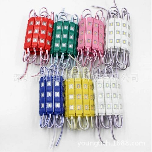 LED инжекционное формование модуль реклама этикетка источник света три световой ящик подсветка 5730 модуль LED плоское инжекционное формование линза модуль