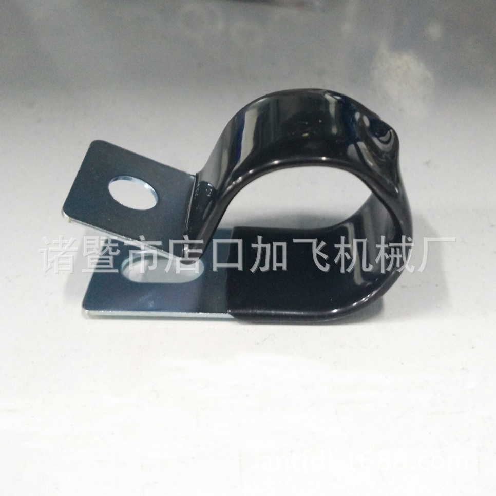 R型浸塑管卡,喷塑R型管夹,电缆电线固定线卡，Q686型号标准