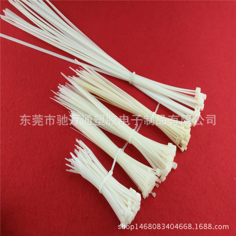 一站式供应 国标非标规格齐全4*250mm尼龙扎带 束线带 捆扎带