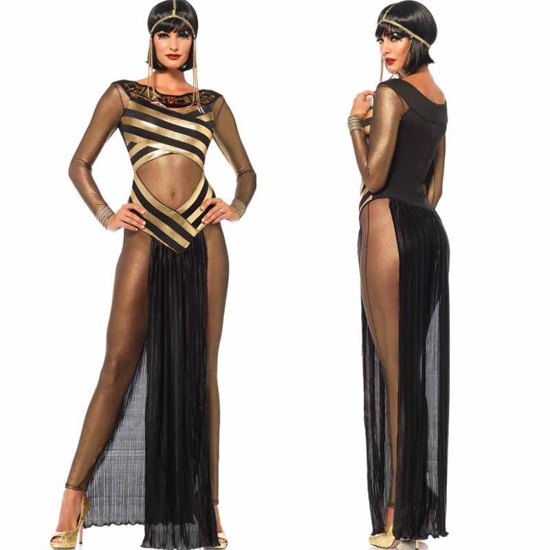Halloween Cleopatra Queen Dress Up cosplay Fancy Dress Up Adult Costume Stage Costume Performance Dress