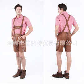 批发慕尼士服装黑啤酒节男新款 胖人吊带裤装款万圣节cosplay服