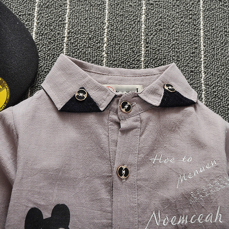 Chemise garcon à manche longue - Ref 2075820 Image 15