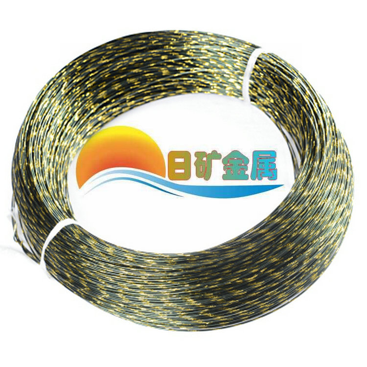 【日矿金属】彩色氧化铝线 雕花扁线 彩线 刻花铝线 压花铝扁线