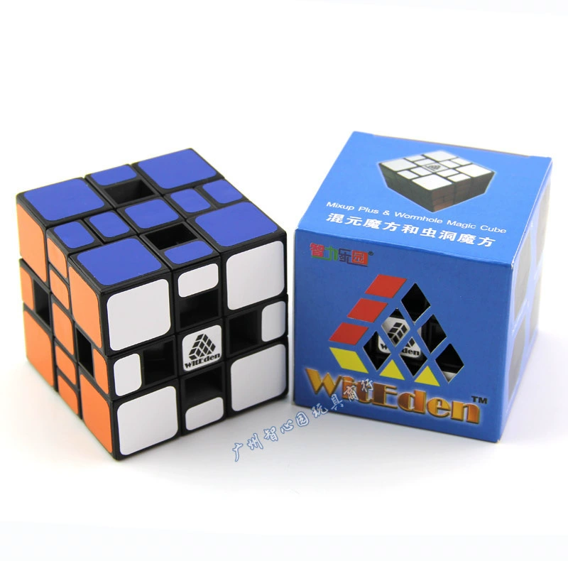 Интеллектуальные развлечения, черный кубик Рубика, второе поколение, 3x3