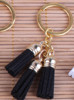 Fashionable keychain with tassels, high-end pendant, handmade, wholesale