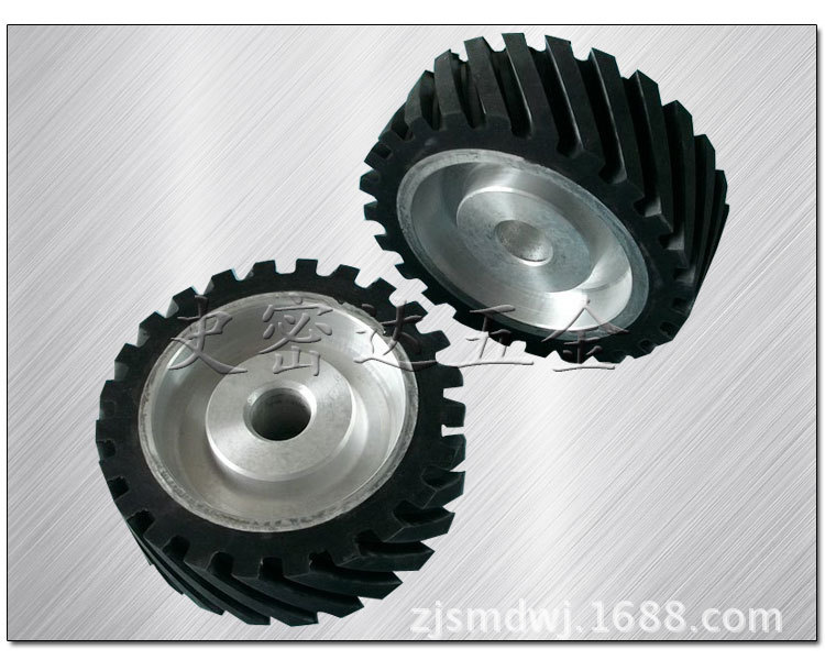 有齿型铝芯橡胶轮