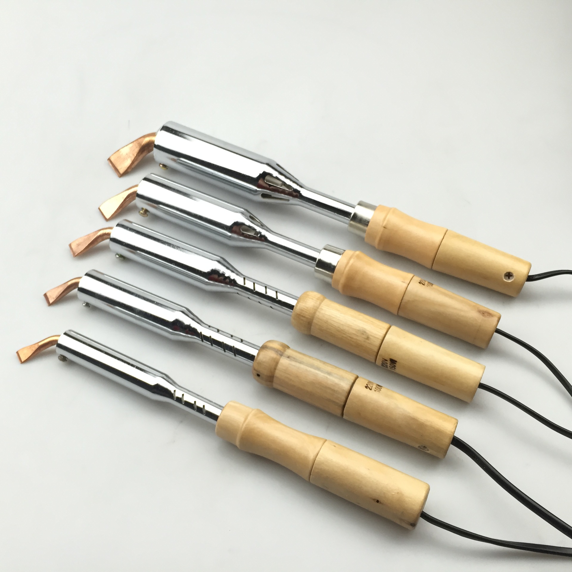 临沂五金木柄交流电长寿命弯咀电烙铁 150W外热电烙铁