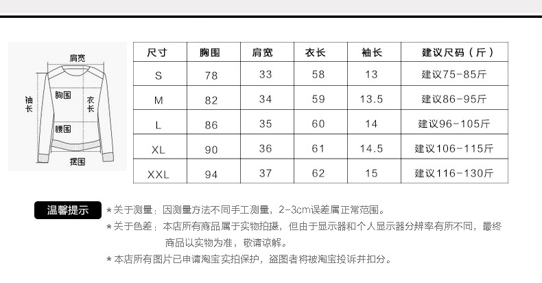 商品尺寸