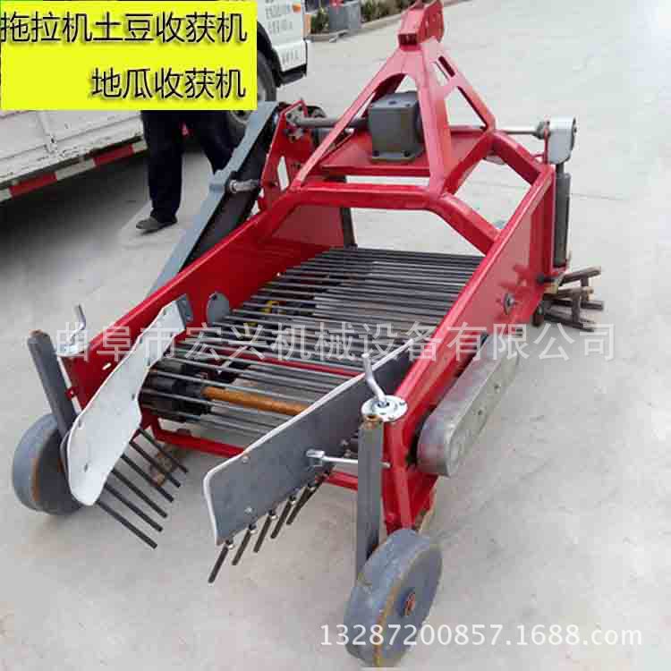 四轮平地种植收获机 热销花生收获机