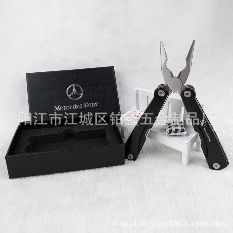 1现货多功能刀钳子折叠钳户外多用工具钳礼盒套装汽车礼品直柄aa2