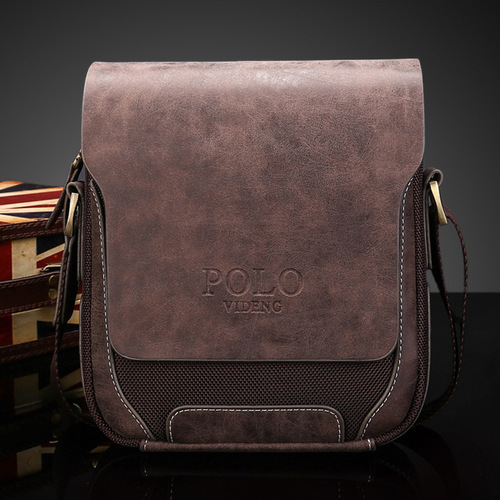 Men's bag nylon with leather men's backpack matte cowhide men's shoulder crossbody bag Taobao AliExpress foreign trade