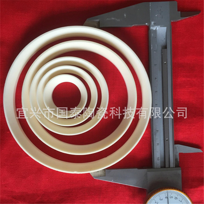 氧化铝陶瓷 99 95陶瓷环陶瓷精密加工绝缘陶瓷结构件厂家定制