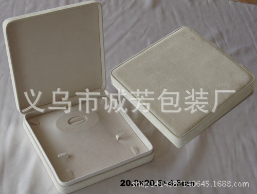 定制天鹅绒布戒指盒吊坠盒手链手镯手串盒套装盒圆角金银饰珠宝盒