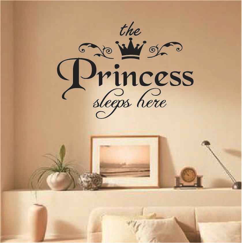 Princess Girl Wall Sticker Stickers