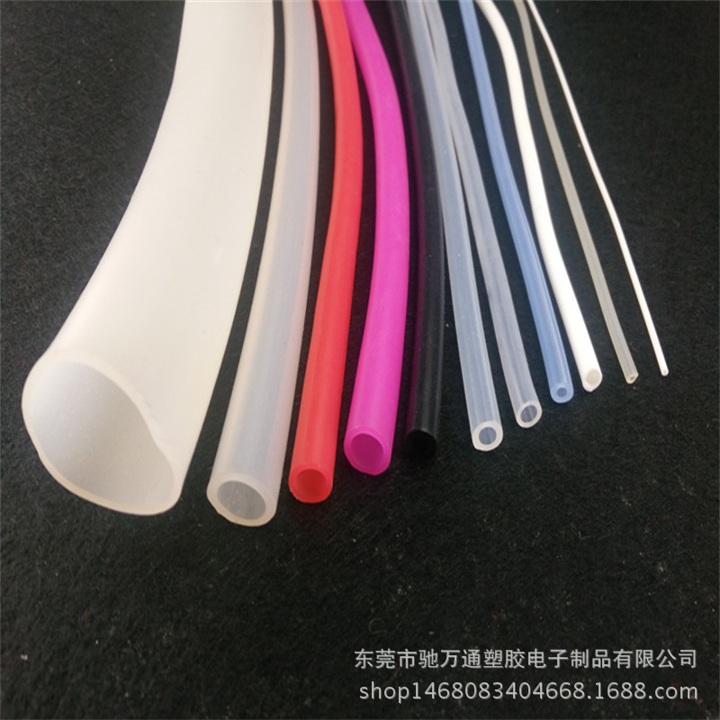 厂家直销  耐高温硅胶管 透明彩色食品级硅胶管 硅胶套管
