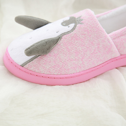 Autumn/Winter New Home Shoes Indoor Soft Sole Cotton Slippers Women's Penguin Comfort Heel Floor Wiper Maternity Postpartum Shoes