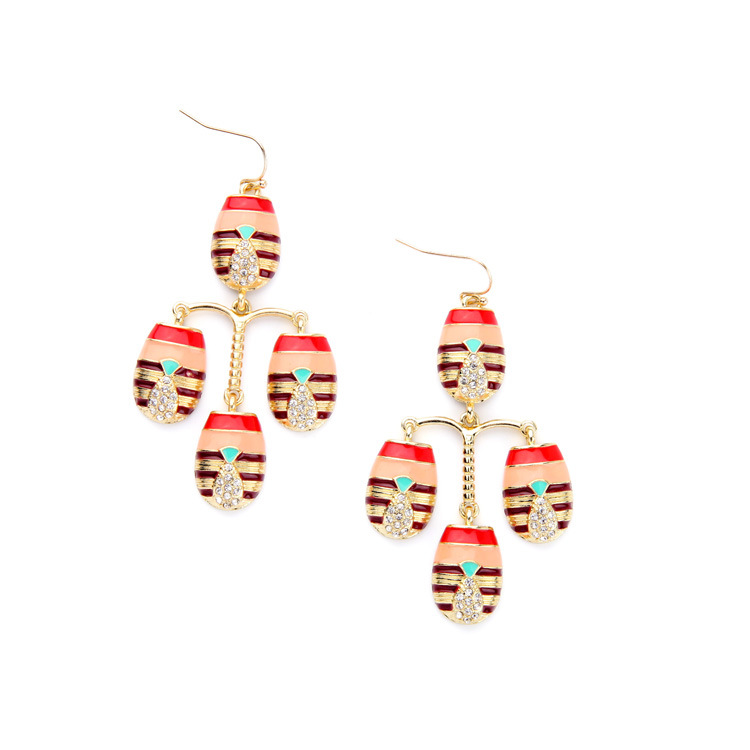 Fashion Explosion Jewelry Wholesale Elegant Noble Colorful Wild Lady Earrings display picture 10