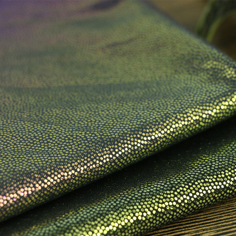 厂家供应 绍瑞新款 新品热销 幻彩烫金点子 针织烫金布