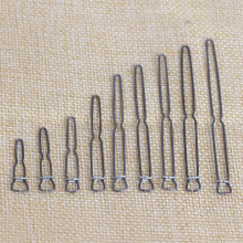 23456CM青蛙扣夹毛胚合金烧悍铁丝韩版发饰百搭新款发饰批发