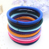 Black connecting seamless high -elastic ring hair accessories rubber band Korean style candy color hair rope head rope manufacturer direct sales