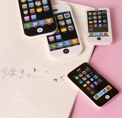 Mobile phone shape cartoon eraser children's eraser pencil student creative stationery small gift 4b eraser customization