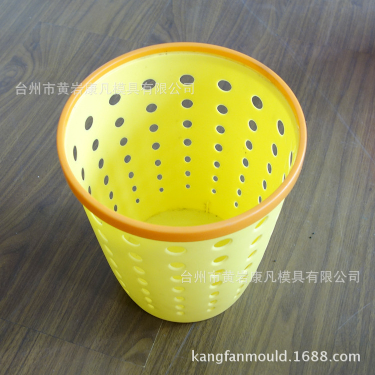 塑料模具 日用品模具 圆形塑料垃圾桶模具