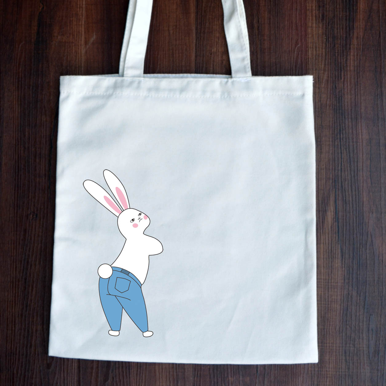 Nueva bolsa de lona bolsa de compras bolsa de tela simple pequeña bolsa de tela de clase de viaje estudiante lindo fresco de una sola pieza de entrega