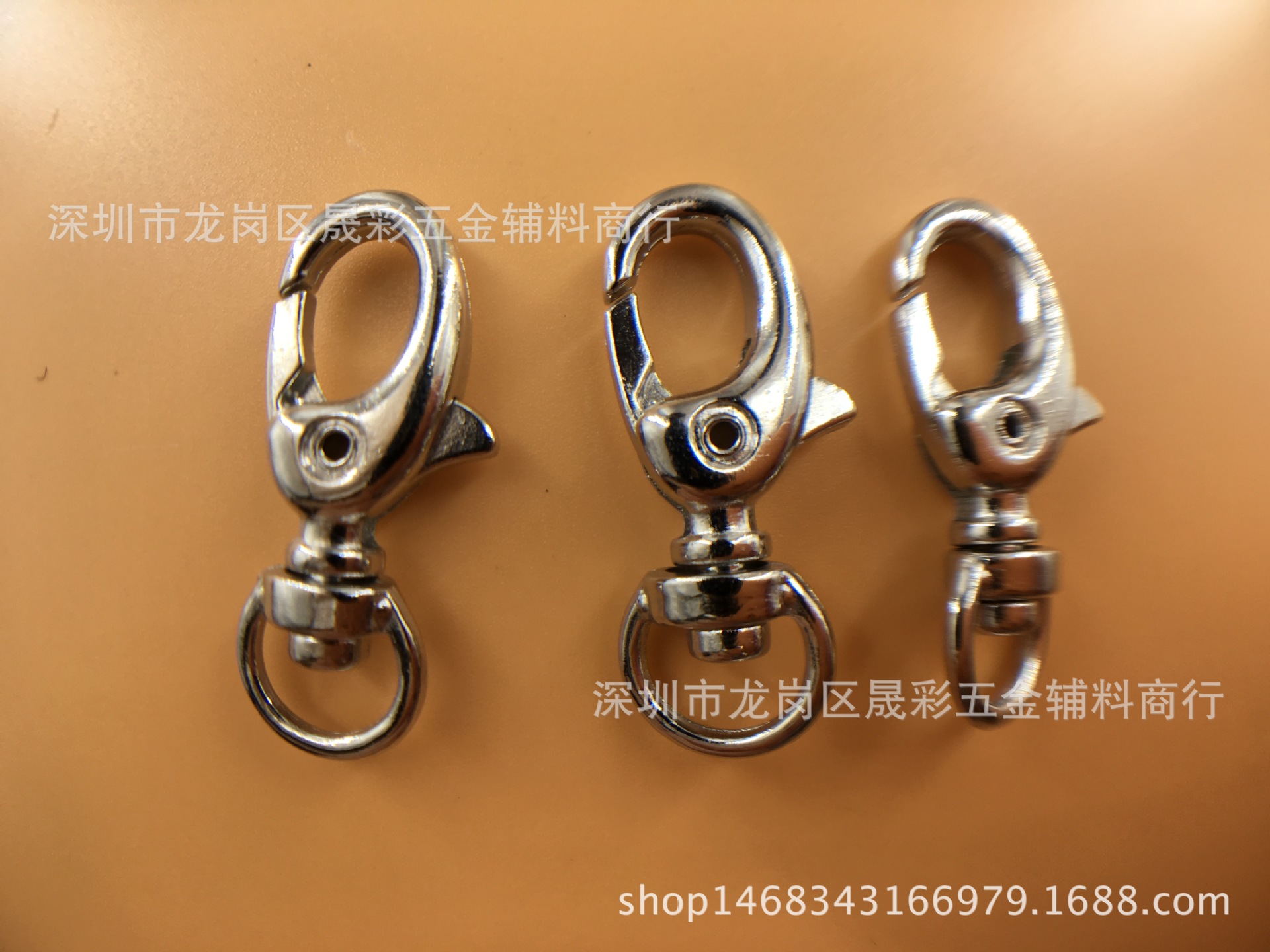 锌合金 汽车钥匙钩扣 箱包钩扣 弹簧龙虾扣 宠物扣