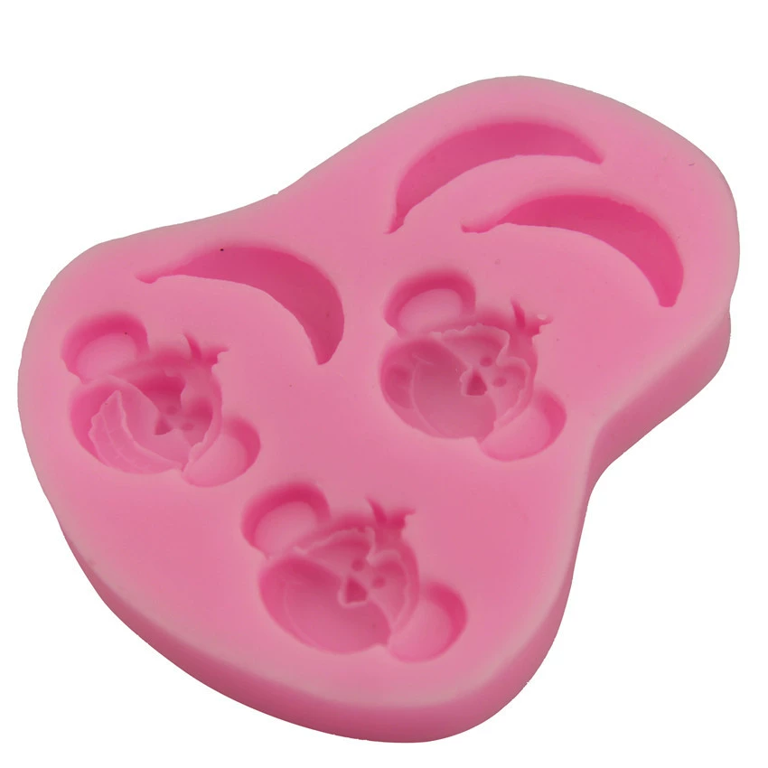 Silicone fondant, soap mold, wholesale, monkey, handmade