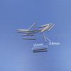 316L stainless steel ear needle rod_0.7 \ 0.8 single pits straight