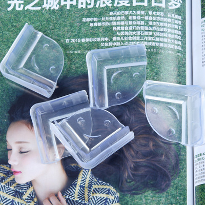 新款直供桌角茶幾尖角防護角 兒童透明笑臉包角防護 家具轉角保護