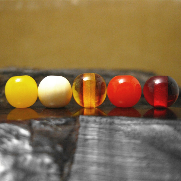 6mm项链手串念珠配件 文玩散珠批发 仿天然蜜蜡琥珀散珠圆弟子珠