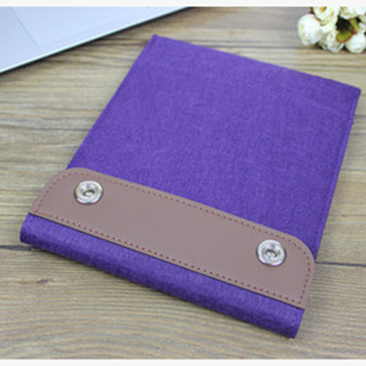 厂家批发毛毡电脑包 新款紫色毛毡包 防震电脑保护套 低价批发