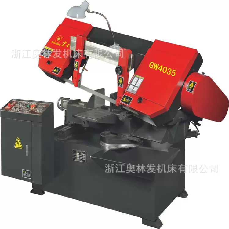 宝石花金属带锯床旋转铰链卧式 GW4035（角度切割机厂家直销