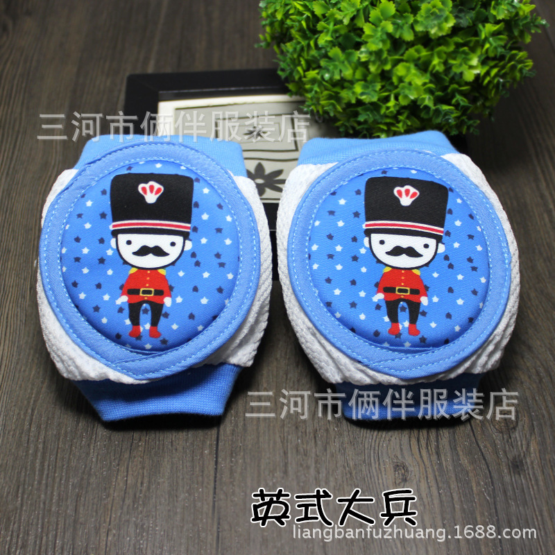 [Both with]baby Breathable mesh Fall Knee pads children Knee pads Elbow Toddler baby Climb Knee pads