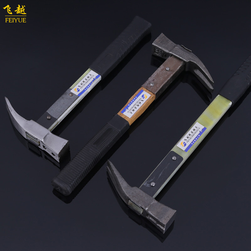 电木柄羊角锤  绝缘胶套柄羊角起钉器 消安全逃生锤子防 3件