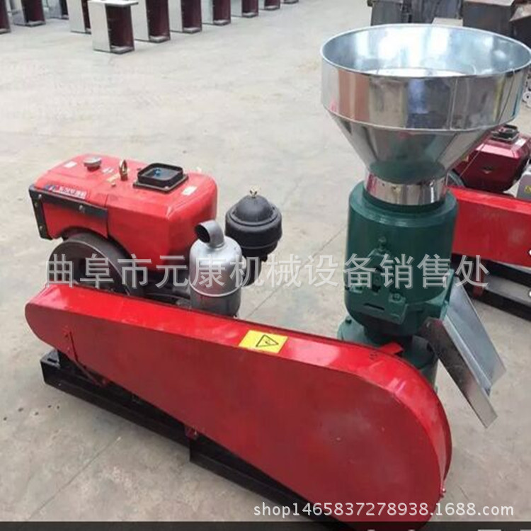 供应玉米秸秆饲料颗粒机 环模颗粒制作机简单方便