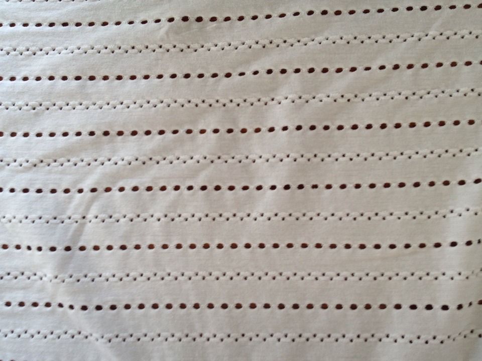 全棉提花洞布 休闲服透气洞洞布 春夏单面针织孔洞布