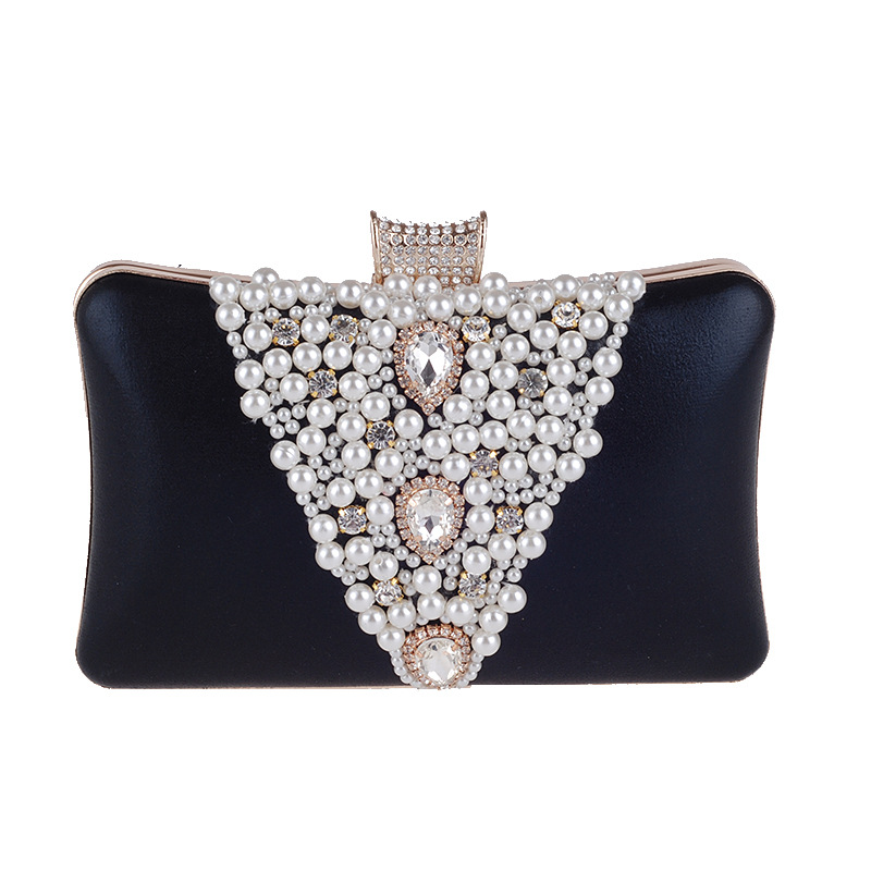 Women's Bag Diamond Evening Party Bag Cocktail Party Pearl Bag Hand Dress Bag display picture 18
